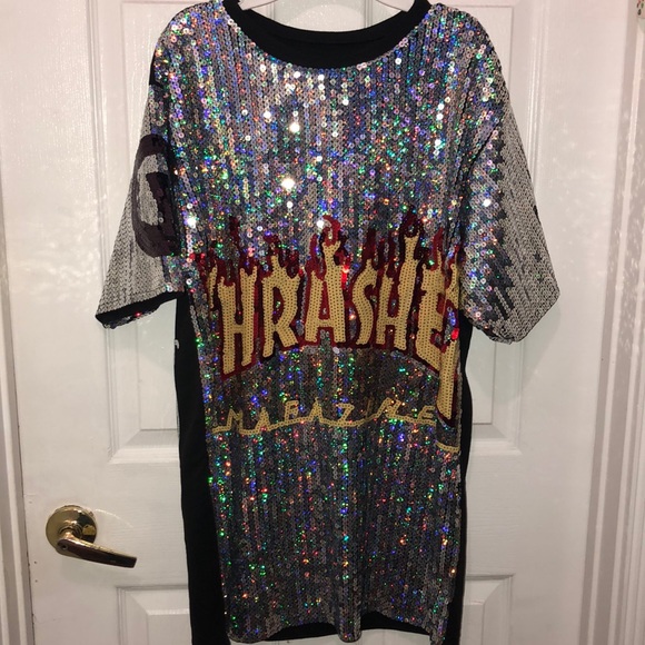 thrasher sequin dress